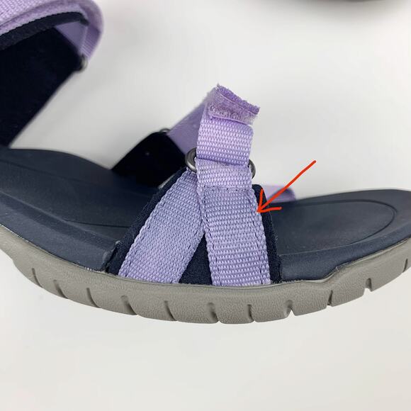 Teva Verra Sport Sandals Purple Adjustable Hiking Outdoor Women's 7 - Picture 6 of 12